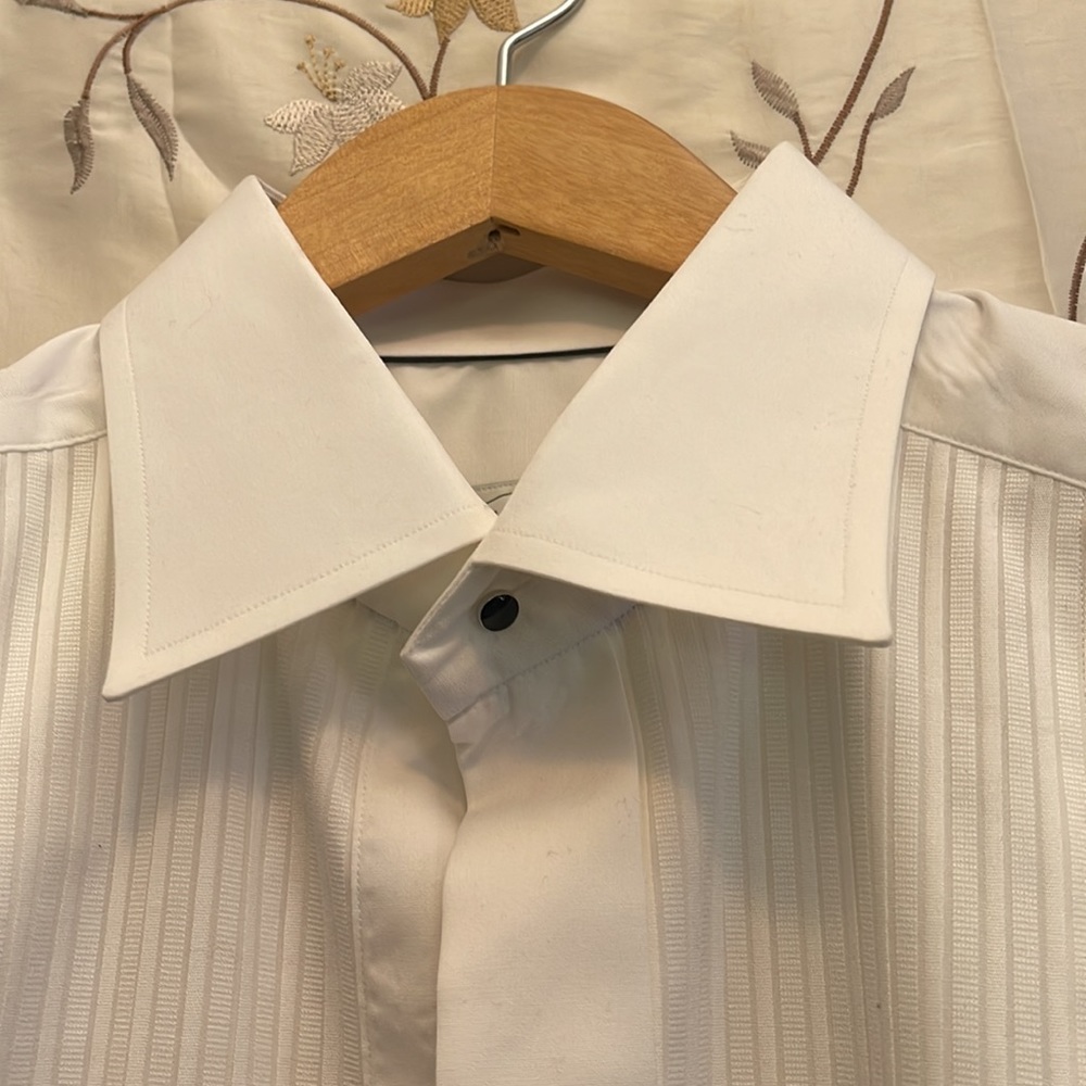 ETON mens Tuxedo Fancy Dress Shirt. Mint Condition